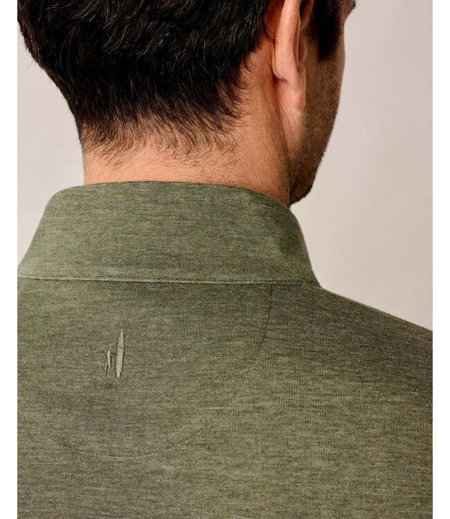 Johnnie-O Johnnie-O  Sequoia Twill Solid Pullover - Light Grey