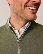 Johnnie-O  Sully 1/4 Zip Pullover - Sequoia