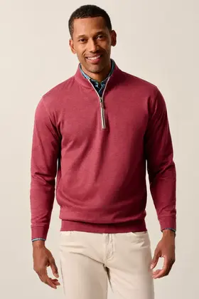 Johnnie-O  Sully 1/4 Zip Pullover - Port