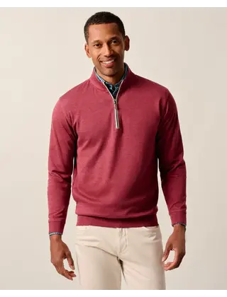 Johnnie-O  Sully 1/4 Zip Pullover - Port