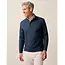 Johnnie-O Johnnie O - Rubin Herringbone Cashmere Blend 1/4 Zip Pullover - Navy
