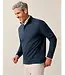 Johnnie-O Johnnie O - Rubin Herringbone Cashmere Blend 1/4 Zip Pullover - Navy