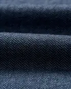 Johnnie O - Rubin Herringbone Cashmere Blend 1/4 Zip Pullover - Navy