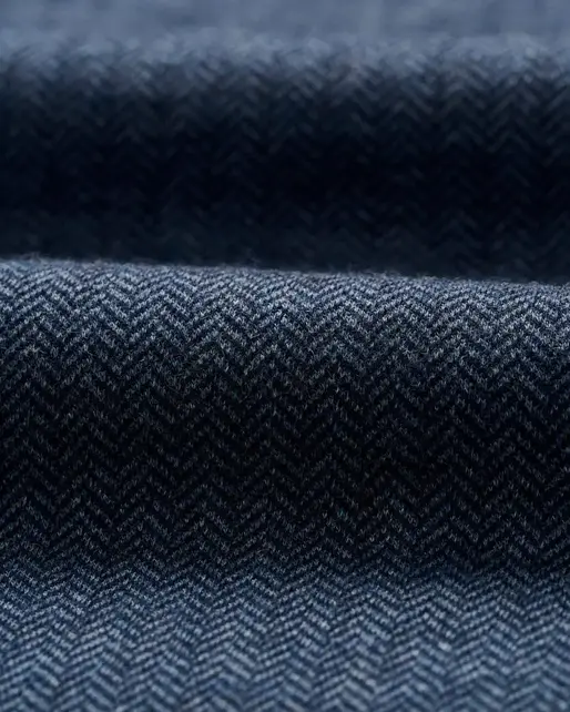 Johnnie O - Rubin Herringbone Cashmere Blend 1/4 Zip Pullover - Navy