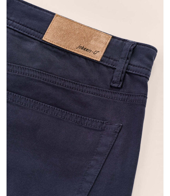 Johnnie-O Johnnie O - Carmel Sateen 5-Pocket Pants - Dark Navy