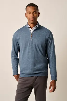 Johnnie-O  Sully 1/4 Zip Pullover - Helios Blue