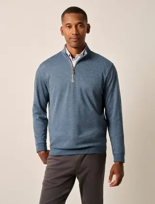 Johnnie-O  Sully 1/4 Zip Pullover - Helios Blue