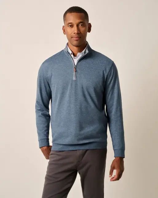 Johnnie-O  Sully 1/4 Zip Pullover - Helios Blue