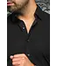 Au Noir Au Noir Alexander Stretch Solid Dress Shirt - Black