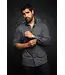 Au Noir Au Noir Alexander Stretch Solid Dress Shirt - Dark Grey