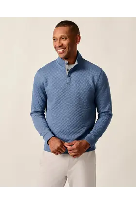 Johnnie-O  Rockwells Pullover - Laguna Blue