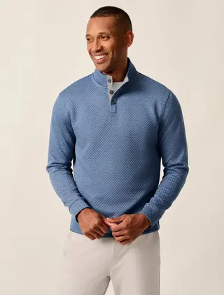 Johnnie-O  Rockwells Pullover - Laguna Blue