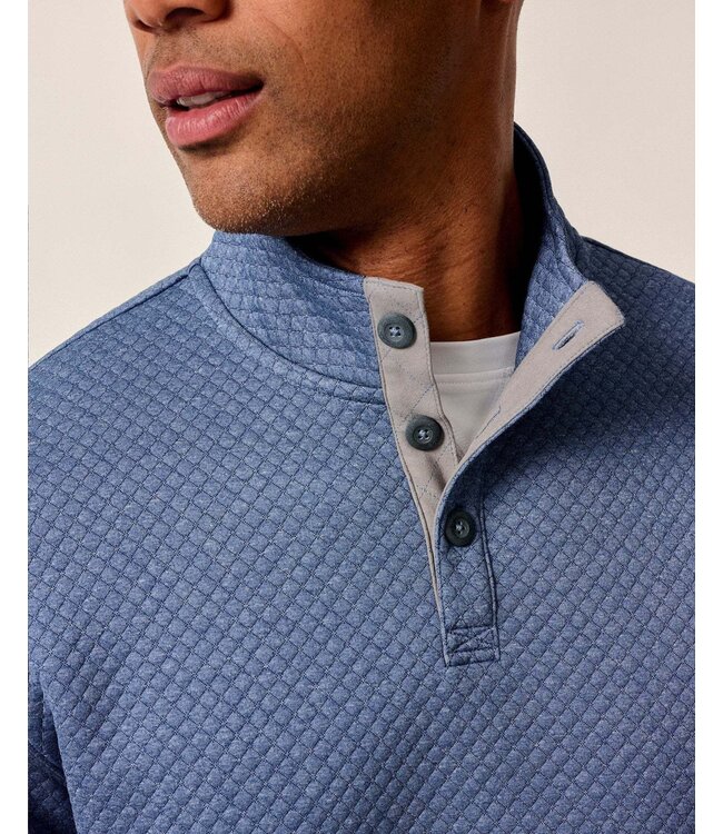 Johnnie-O Johnnie-O  Rockwells Pullover - Laguna Blue