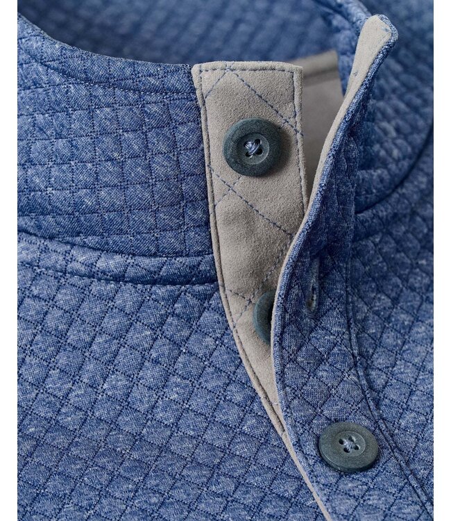 Johnnie-O Johnnie-O  Rockwells Pullover - Laguna Blue