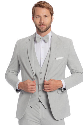 Essential  Jacket - Youth- Light Grey