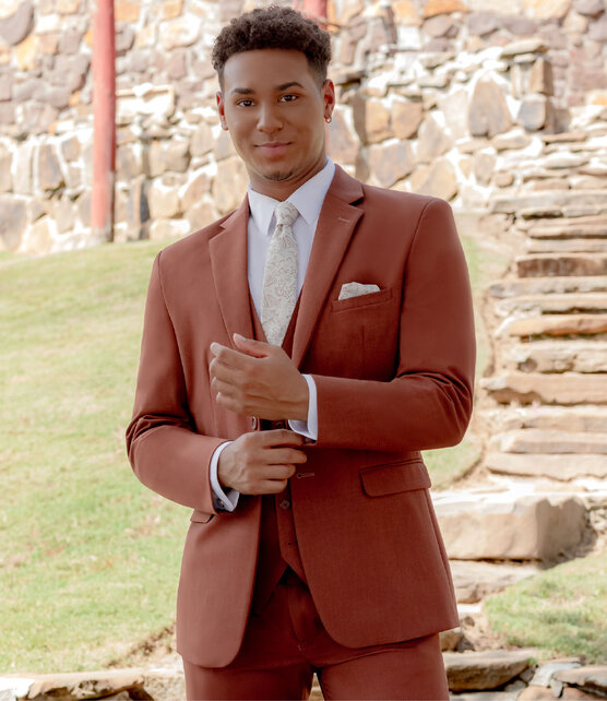 Essential  Vest - Youth- Rust