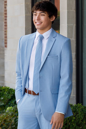 Essential  Jacket - Youth- Cornflower