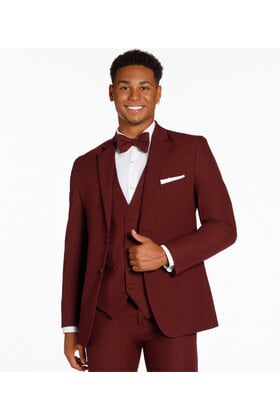 Essential  Jacket - Youth- Burgundy