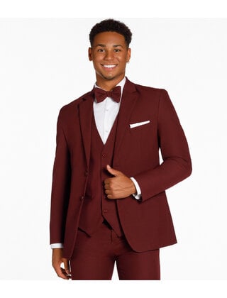 Essential  Jacket - Youth- Burgundy