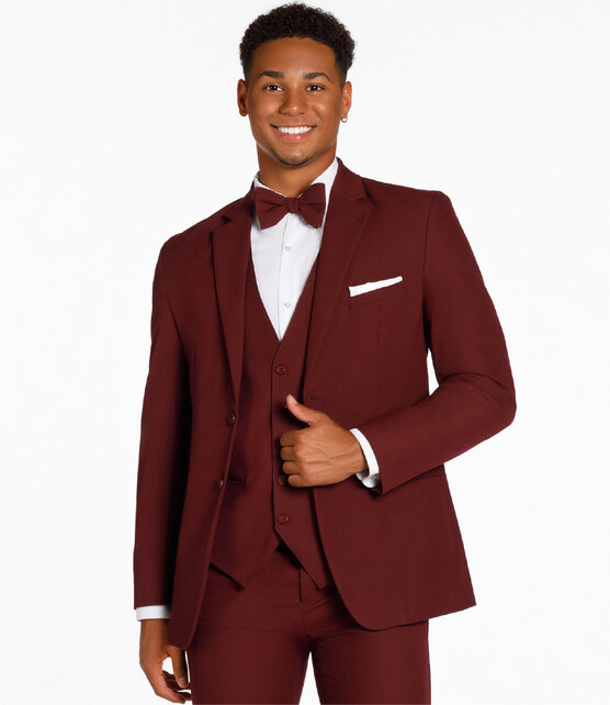 Essential  Jacket - Youth- Burgundy