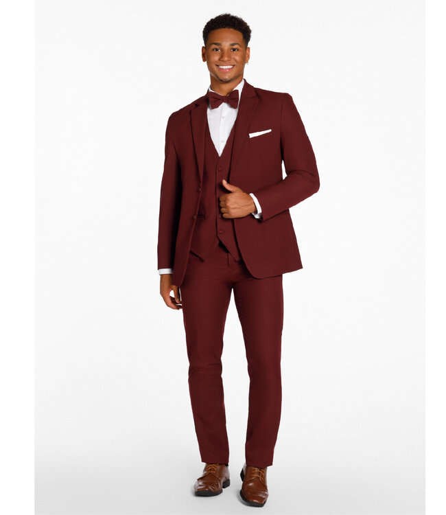Essential  Jacket - Youth- Burgundy