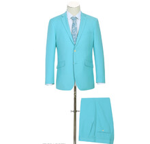 Renoir Slim Fit Suit - Robins Egg Blue