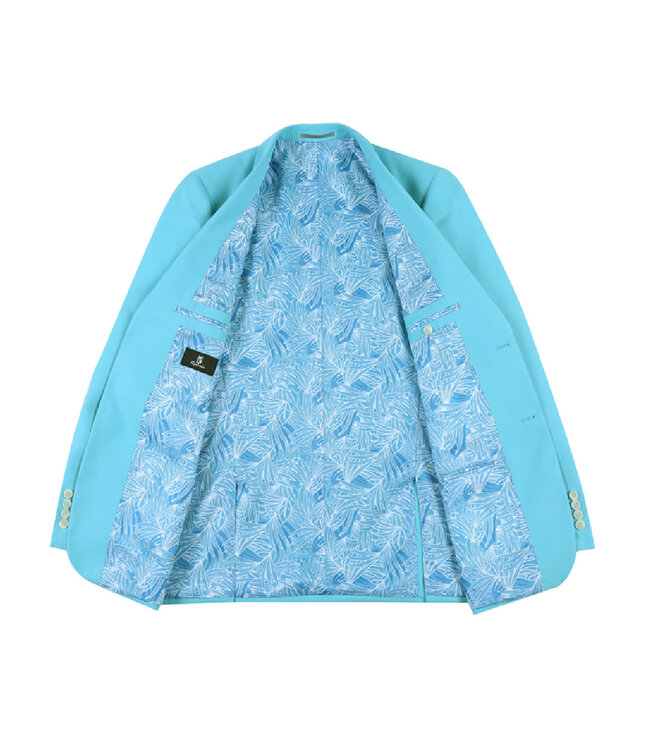 Renoir Renoir Slim Fit Suit - Robins Egg Blue