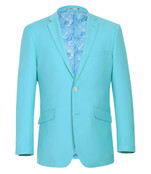 Renoir Slim Fit Suit - Robins Egg Blue