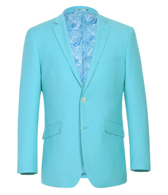 Renoir Slim Fit Suit - Robins Egg Blue
