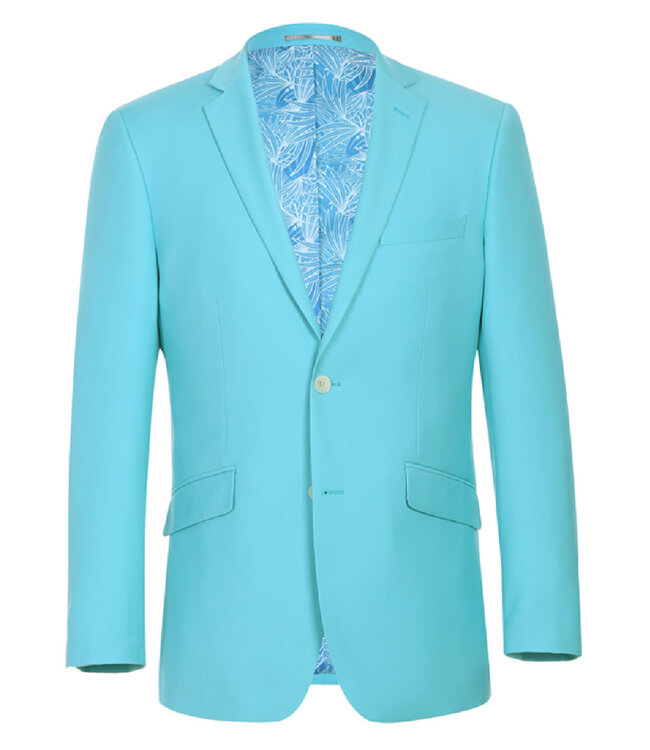 Renoir Renoir Slim Fit Suit - Robins Egg Blue