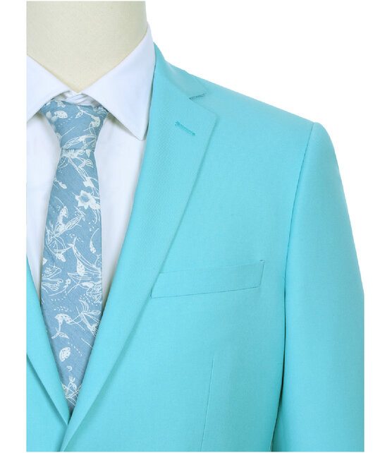 Renoir Slim Fit Suit - Robins Egg Blue