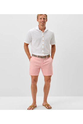 Johnnie O - Nassau Cotton Blend Shorts - Salmon
