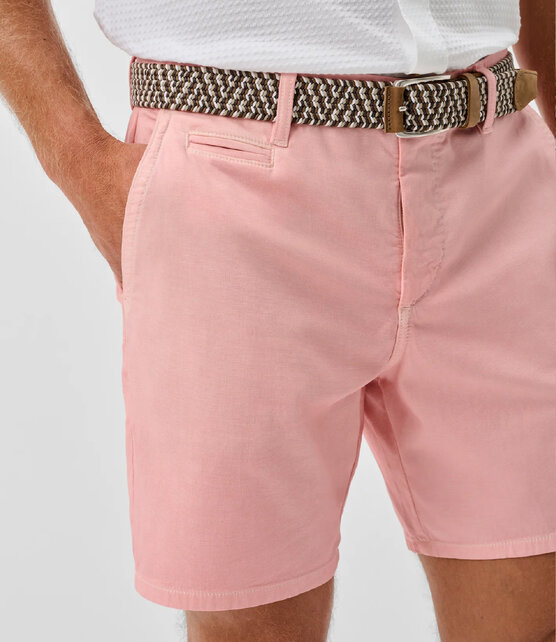 Johnnie O - Nassau Cotton Blend Shorts - Salmon