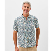 Johnnie O - Ragland - S/S Button Up Surf Shirt - Wake