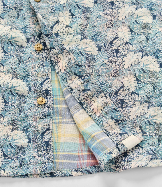 Johnnie O - Ragland - S/S Button Up Surf Shirt - Wake