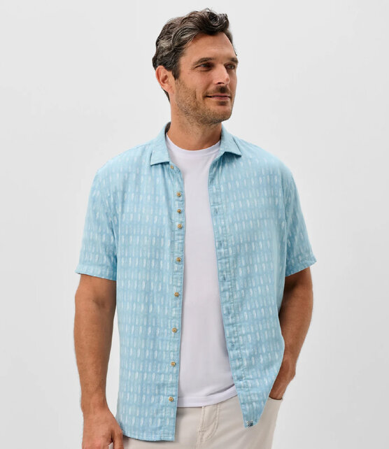 Johnnie O - Beachley - S/S Button Up Surf Shirt - Maliblu