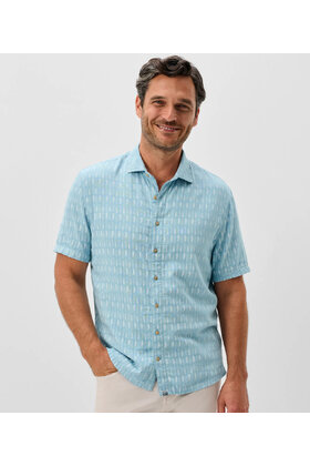 Johnnie O - Beachley - S/S Button Up Surf Shirt - Maliblu