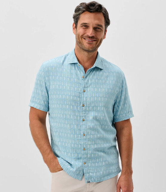 Johnnie O - Beachley - S/S Button Up Surf Shirt - Maliblu