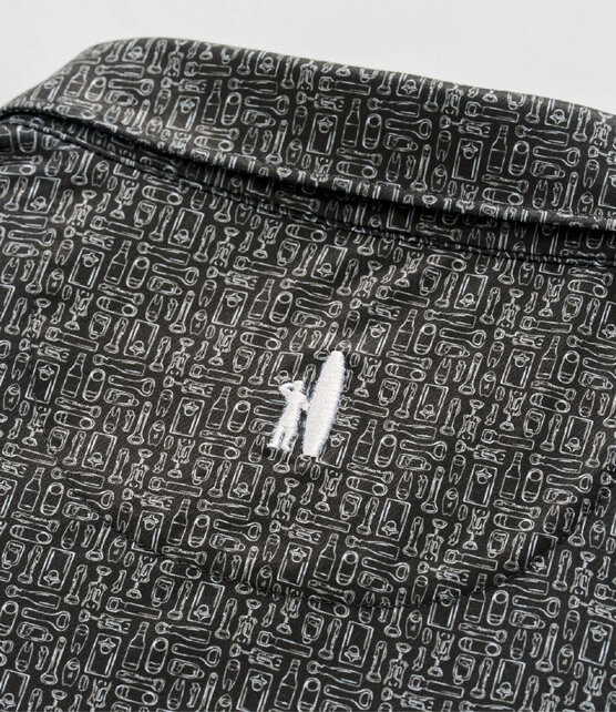 Johnnie O - Popping Tops - Featherweight Polo - Black