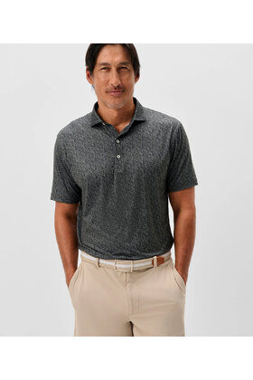 Johnnie O - Popping Tops - Featherweight Polo - Black