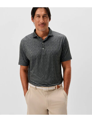Johnnie O - Popping Tops - Featherweight Polo - Black