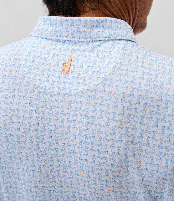 Johnnie O - Minty - Performance Jersey Polo - Maliblu