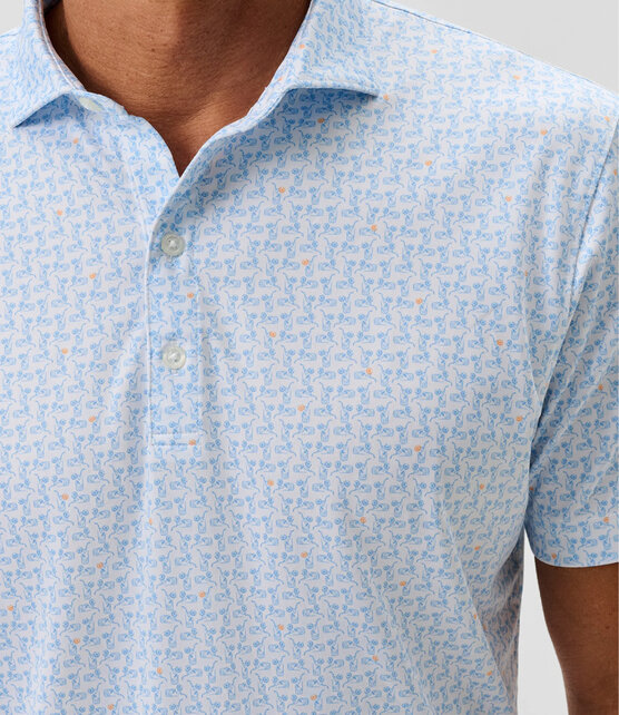 Johnnie O - Minty - Performance Jersey Polo - Maliblu