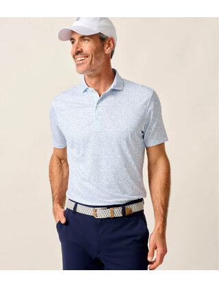 Johnnie O - Boggings - Performance Jersey Polo - Palisades Blue