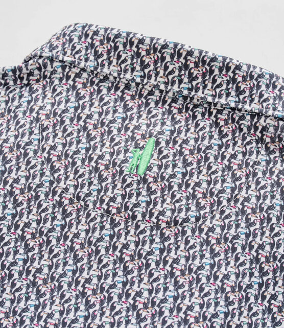 Johnnie O - Toco - Performance Jersey Polo - Black