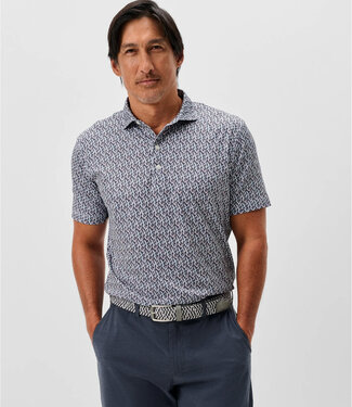 Johnnie-O Johnnie O - Toco - Performance Jersey Polo - Black