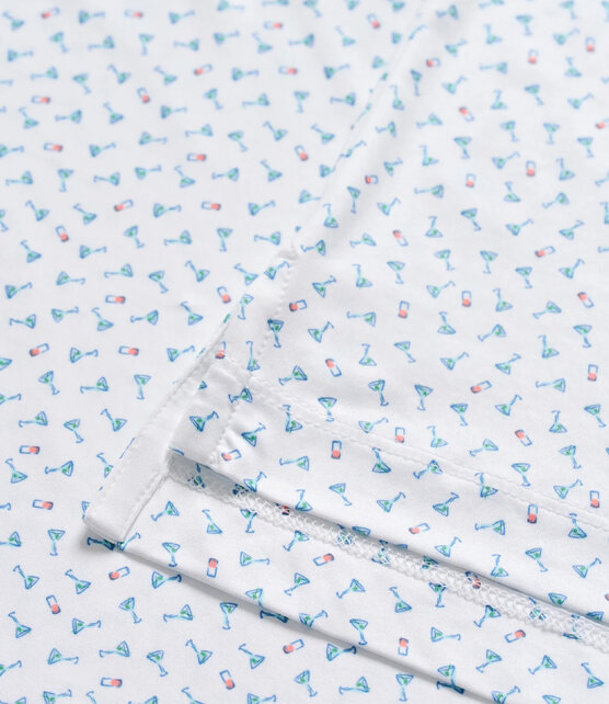 Johnnie O - Tini Dancer - Featherweight Polo - White