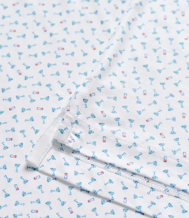 Johnnie-O Johnnie O - Tini Dancer - Featherweight Polo - White
