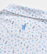 Johnnie O - Burgers N Beers - Performance Mesh Polo - White