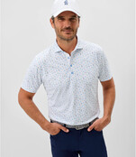 Johnnie O - Burgers N Beers - Performance Mesh Polo - White